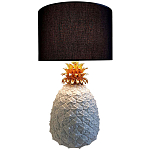 Настольная лампа с абажуром и декором в виде ананас Pineapple Black Lampshade варинант исполнения - 1 | Loft Concept в Брянске