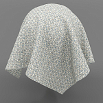 Мебельная ткань Шенилл голубой цвет 142 см T4-45 варинант исполнения - 9 | Loft Concept в Брянске