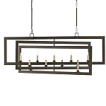 Люстра из пересекающихся прямоугольных элементов Intersecting Rectangles варинант исполнения - 2 | Loft Concept в Брянске