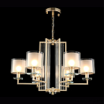 Люстра с 6-ю цилиндрическими плафонами из стекла Laurent варинант исполнения - 2 | Loft Concept в Брянске