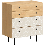Комод с принтом на ящиках Elise Chest of Drawers варинант исполнения - 9 | Loft Concept в Брянске