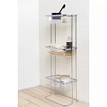 Полка напольная трехъярусная для ванной Bathroom Floor Shelf варинант исполнения - 1 | Loft Concept в Брянске