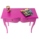 Консоль с выдвижными ящиками Colorfy Pink варинант исполнения - 3 | Loft Concept в Брянске