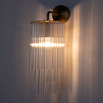 Бра с круглым основанием и длинными прозрачныи стеклянными трубками Nembus варинант исполнения - 2 | Loft Concept в Брянске