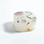 Шкатулка из эпоксидной смолы с цветами белая Epoxy Resin Square Box White варинант исполнения - 5 | Loft Concept в Брянске
