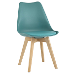 Стул с основой из пластика и мягким сиденьем Arvika Azure варинант исполнения - 1 | Loft Concept в Брянске