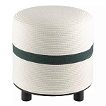 Пуф с плетеной светло-бежевой обивкой Serene Holidays варинант исполнения - 1 | Loft Concept в Брянске