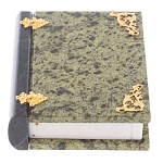 Шкатулка в виде книги из натурального камня змеевик Stone Casket варинант исполнения - 1 | Loft Concept в Брянске