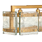 Люстра прямоугольная из толстого литого стекла Cast Glass варинант исполнения - 3 | Loft Concept в Брянске