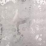 Обои ручная роспись в стиле Арт-деко Rateau Bas Relief on Tarnished Silver gilded paper варинант исполнения - 1 | Loft Concept в Брянске