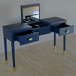 Туалетный стол - Трельяж Elsa Dreams Blue 120 см варинант исполнения - 2 | Loft Concept в Брянске