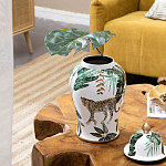 Ваза из фарфора с ручной росписью Leopard Collection  варинант исполнения - 7 | Loft Concept в Брянске