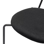 Стул с мягким сиденьем черный Stool Loft Black варинант исполнения - 7 | Loft Concept в Брянске