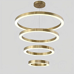 Люстра Light Ring Vertical Латунь варинант исполнения - 1 | Loft Concept в Брянске