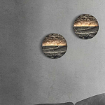 Бра в форме диска из керамогранита Eclipse of Celestial Bodies варинант исполнения - 5 | Loft Concept в Брянске