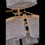 Люстра двухъярусная с текстурными овальными абажурами Splendor Palace Style варинант исполнения - 4 | Loft Concept в Брянске