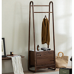 Вешалка деревянная с 2- мя ящиками Moon Walnut Furniture варинант исполнения - 2 | Loft Concept в Брянске