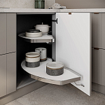 Кухонный гарнитур с фасадом в полоску Rainier Kitchen Set варинант исполнения - 2 | Loft Concept в Брянске