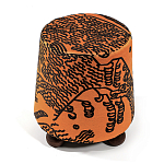 Пуф Wakonda Terracotta Tiger Mountain с Круглыми ножками  варинант исполнения - 2 | Loft Concept в Брянске
