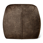 Барный стул со спинкой и подлокотниками на 4-х черных ножках Douglas Rhombus Коричневый Велюр варинант исполнения - 4 | Loft Concept в Брянске