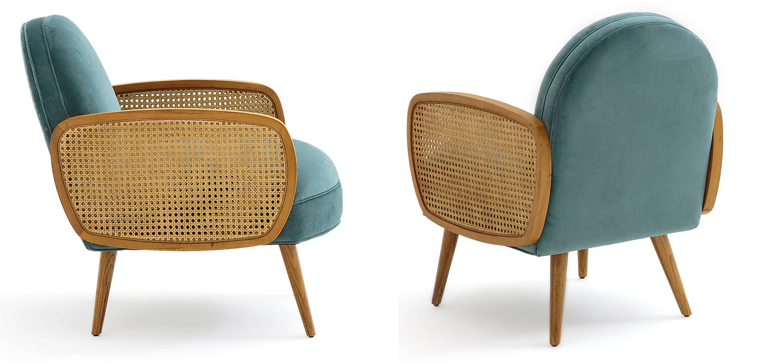 Кресло Morten Wicker Turquoise Armchair - Loft-Concept в Брянске