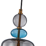 Подвесной светильник со стеклянным плафоном дымчатого цвета Prestige варинант исполнения - 4 | Loft Concept в Брянске