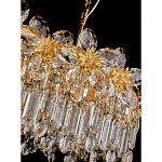 Люстра с декоративными элементами в виде крупных хрустальных цветов Palace Gardens варинант исполнения - 3 | Loft Concept в Брянске