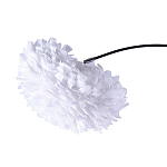 Изогнутый торшер с декором в виде перьев Plumage White Floor Lamp варинант исполнения - 2 | Loft Concept в Брянске