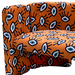 Акцентный Двухместный Диван Leela Оранжевый Орнамент варинант исполнения - 2 | Loft Concept в Брянске