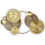 Панно настенное Blank Sheet Golden Orbit варинант исполнения - 1 | Loft Concept в Брянске