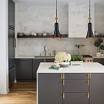  Подвесной светильник черного матового цвета с конусным плафоном 65 см Elstead Lighting варинант исполнения - 9 | Loft Concept в Брянске