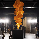 Люстра виноградная гроздь Grape Balls Янтарный цвет варинант исполнения - 3 | Loft Concept в Брянске