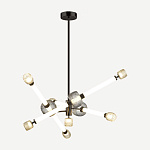 Светодиодная люстра Rovelly Black варинант исполнения - 2 | Loft Concept в Брянске