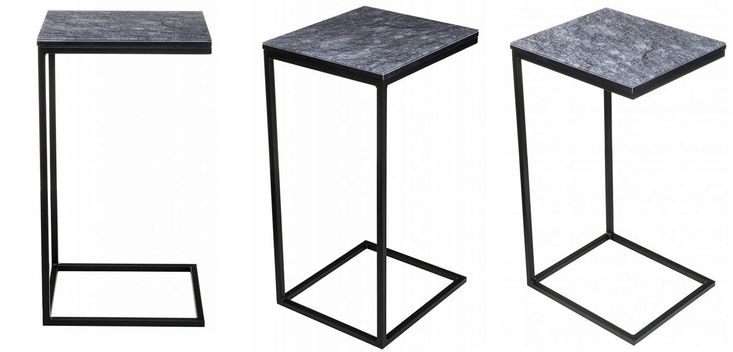 Приставной стол Zermatt Side Table gray Приставной стол Zermatt Side Table gray - Loft-Concept в Брянске