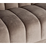 Диван трехместный велюровый серый Island of Comfort варинант исполнения - 4 | Loft Concept в Брянске