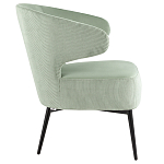 Современное мягкое кресло на металлических ножках Rakush Pistachio варинант исполнения - 5 | Loft Concept в Брянске