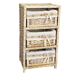 Стеллаж для детской с плетенным выдвижными корзинами Bow варинант исполнения - 1 | Loft Concept в Брянске