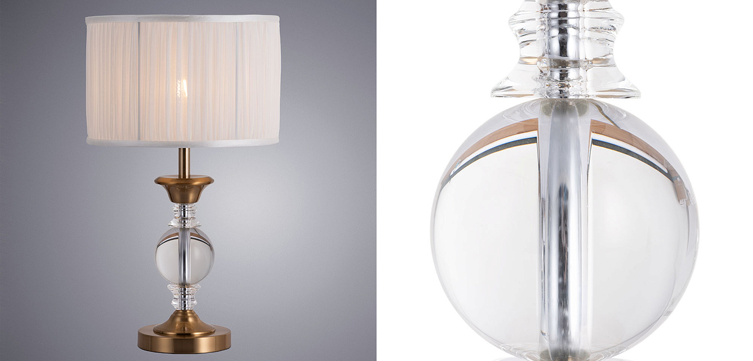 Настольная лампа Fluid glass lamp Настольная лампа Fluid glass lamp - Loft-Concept в Брянске