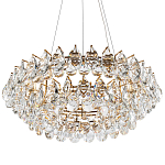 Люстра с хрустальными подвесками в форме капель Sidney Crystal Chandelier 80 варинант исполнения - 1 | Loft Concept в Брянске