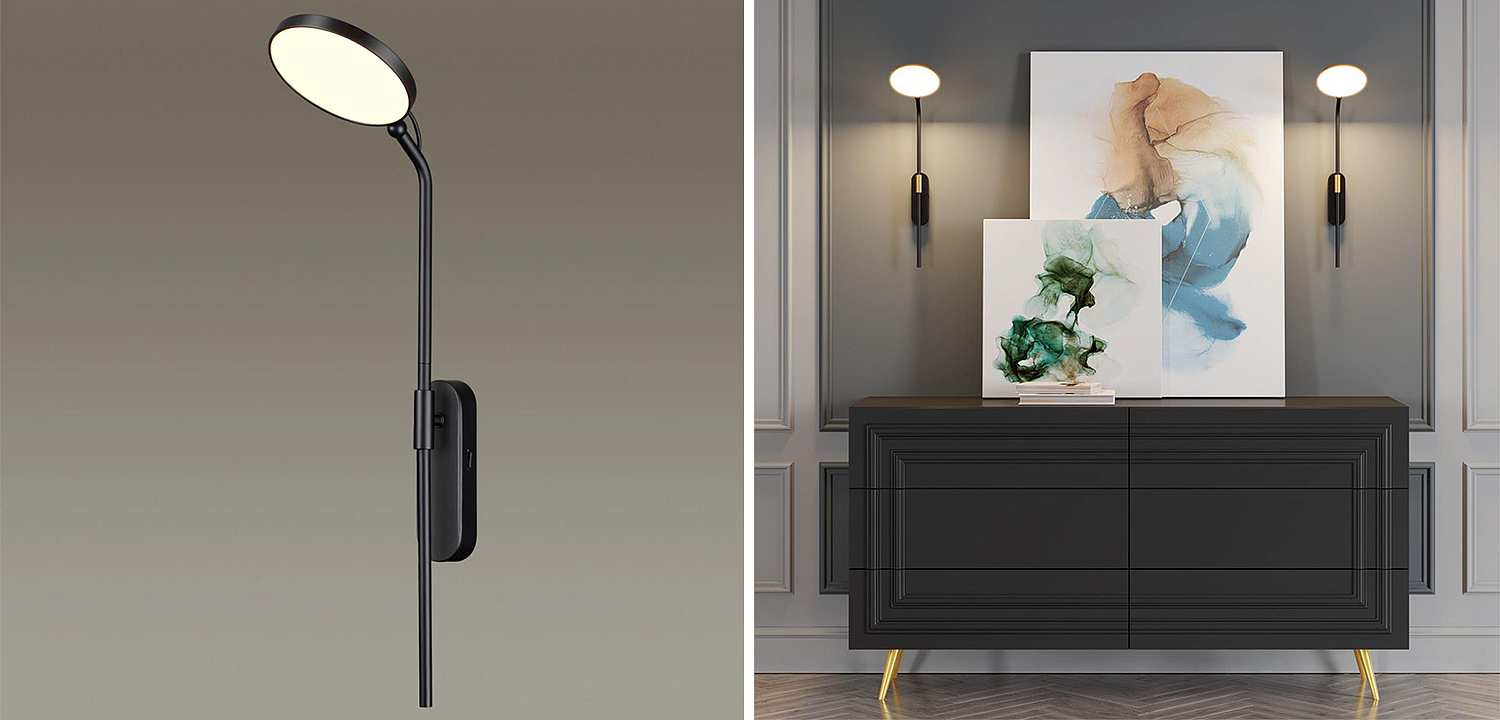 Бра Maxine Light Wall lamp Lantern Black Бра Maxine Light Wall lamp Lantern Black - Loft-Concept в Брянске