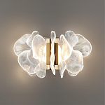 Бра с крупными прозрачными лепестками с рельефной поверхностью Ethereal Bloom варинант исполнения - 4 | Loft Concept в Брянске