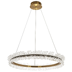Кольцевая люстра с хрустальным декором Rowan Crystal Ring Horizontal Chandelier варинант исполнения - 2 | Loft Concept в Брянске