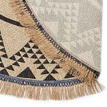 Ковер круглый из комбинированного состава Fantasy варинант исполнения - 4 | Loft Concept в Брянске