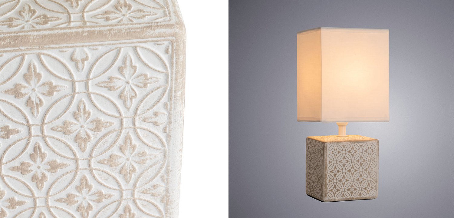 Настольная лампа Дизайнерская Lazio Ivory Table Lamp Настольная лампа Дизайнерская Lazio Ivory Table Lamp - Loft-Concept в Брянске