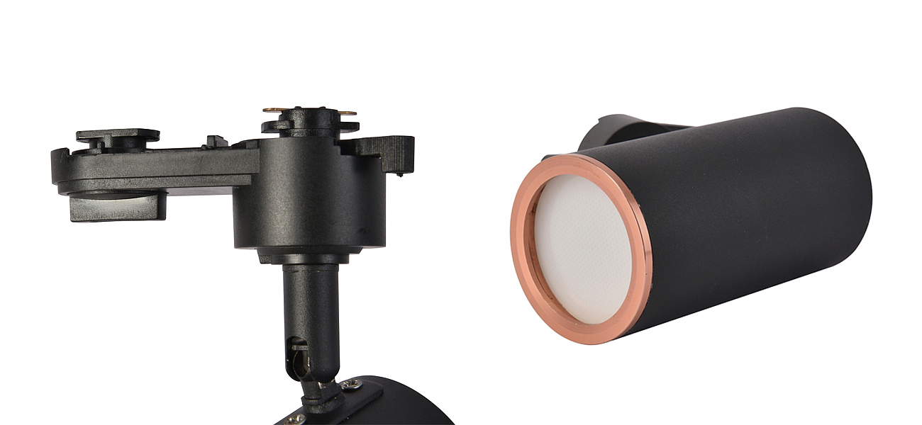 Трековая система черного цвета с золотым декором Modern track - Loft-Concept в Брянске