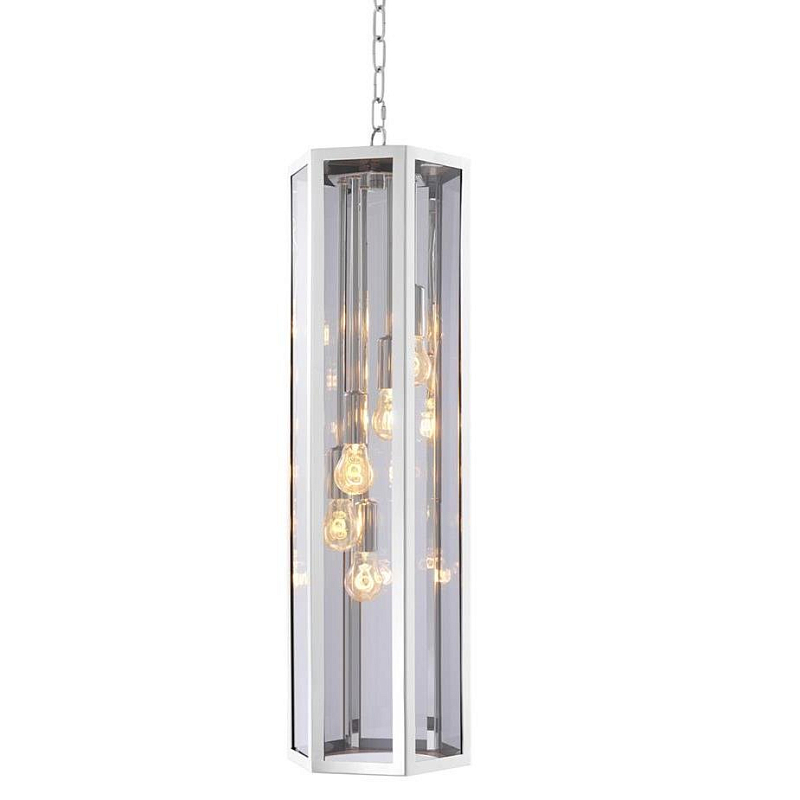 Люстра Chandelier Rondoni Nickel Никель Дымчатый (Smoke) Люстра Chandelier Rondoni Nickel Никель Дымчатый (Smoke) в Брянске | Loft Concept