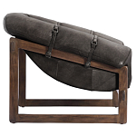 Кресло Duncan винтажная черная кожа варинант исполнения - 3 | Loft Concept в Брянске