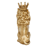 Статуэтка лев с детализированной гривой и изящной короной Lion Crown  варинант исполнения - 3 | Loft Concept в Брянске