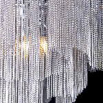 Люстра потолочная с металлическими цепочками Диаметр 99 см Atlantis Chain варинант исполнения - 5 | Loft Concept в Брянске