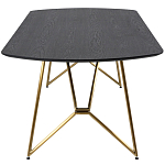 Обеденный стол на металлических ножках Ward Brass Dining Table варинант исполнения - 3 | Loft Concept в Брянске